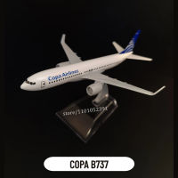 มาตราส่วน1:400โลหะเครื่องบินจำลองปานามา Copa B737สายการบินละตินโบอิ้งเครื่องบินรุ่นการบินสะสม D Iecast ขนาดเล็ก