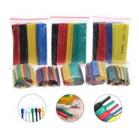 127/140/280/328Pcs Assorted Polyolefin Heat Shrink Tubing Tube  Sleeves Wrap Wire Set 8 Size Multicolor/Black