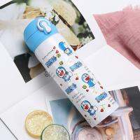 ✹◇¤ girl boy New vacuum bounce cover thermos cup Doraemon student water cup fashion stainless steel gift water bottle