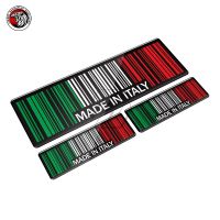 ▧ 3D Bar Code Sticker Made In Germany In UK Italy Motorcycle Tank Pad Decal Motorbike Helmet Stickers Fit for AGV Shark Shoei