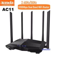 Pro +++ เร้าเตอร์ไวเลส รุ่น AC11 5เสาอากาศ 2.4G/5.0GHz Smart Dual Band AC1200 Wireless WiFi Router Wi-Fi Repeater ราคาดี อุปกรณ์ เรา เตอร์ เรา เตอร์ ใส่ ซิ ม เรา เตอร์ wifi เร้า เตอร์ 5g