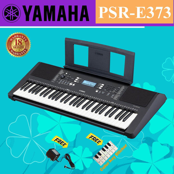 Yamaha PSRE373 61Keys Keyboard With Keyboard Stand, Fc5 Pedal