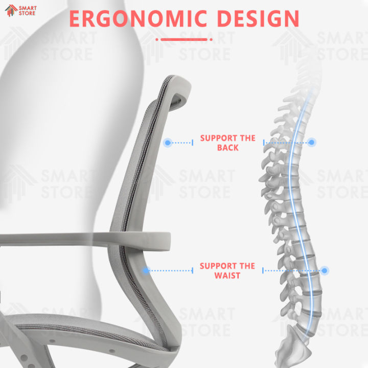 smartstore-เก้าอี้ทำงาน-office-chair-เก้าอี้ออฟฟิศ-เก้าอี้สำนักงาน-เก้าอี้แกว่ง-เก้าอี้รองรับสรีระศาสตร์-ระบายอากาศได้ดี-เก้าอี้ทำงานปรับได้