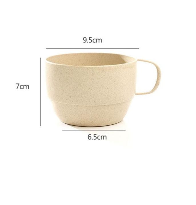 hot-lzliogwohiowo-537-ถ้วยกาแฟสำนักงานเป็นมิตรกับสิ่งแวดล้อมน้ำยาบ้วนปากถ้วยฟางข้าวสาลีอุปกรณ์ครัวถ้วยชานม