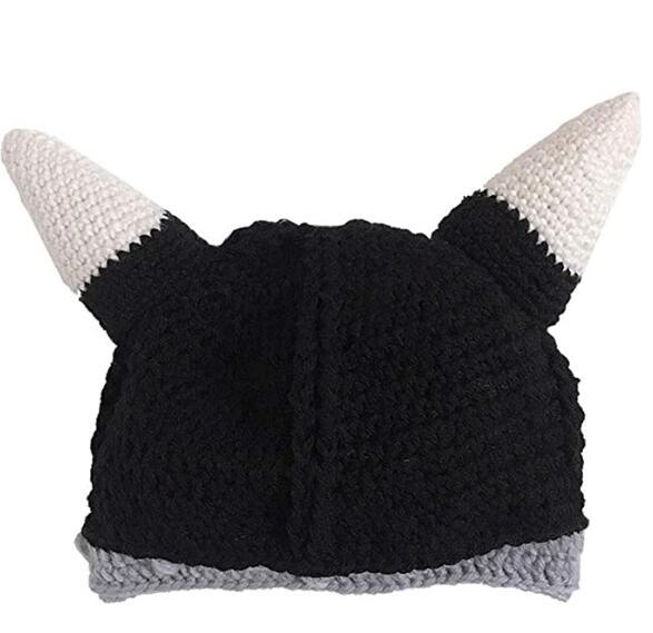 funny-party-ox-horn-hat-cap-knitted-hat-warm-head-hat-for-halloween-party-cosplay-birthday-daily-black