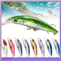 GOUPDO หลากสี Crankbaits รอก ตะขอปลา เหยื่อ minnow ดินสอ เหยื่อสร้อย ตกปลาฤดูหนาว