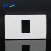 SeTo 120 Type Single Ports empty Wall Plate Socket Keystone Faceplate Blank Panel