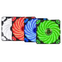 【YD】 8 models 120mm Computer 16dB Ultra Silent 15 or 33led Heatsink Cooler Cooling pc fan 12CM 12V 4pin