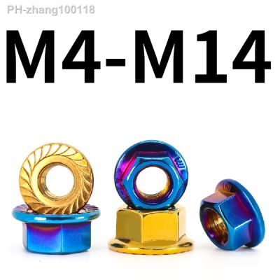 M4 M5 M6 M8 M10 M12 M14 304 Stainless Steel Hexagon Hex Head Serrated Lock Spinlock Flange Nut