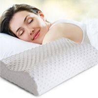 ◕▫ Pillow Memory Foam Pillow Slow Rebound Cervical Health Care Neck Detachable