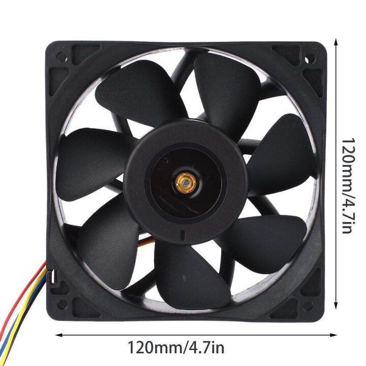 7500rpm-dc12v-5-0a-brushless-miner-cooling-fan-green-ring-miner-fan-for-antminer-bitmain-s11-t15-s9-t9-whatsminer-m20s-m21s