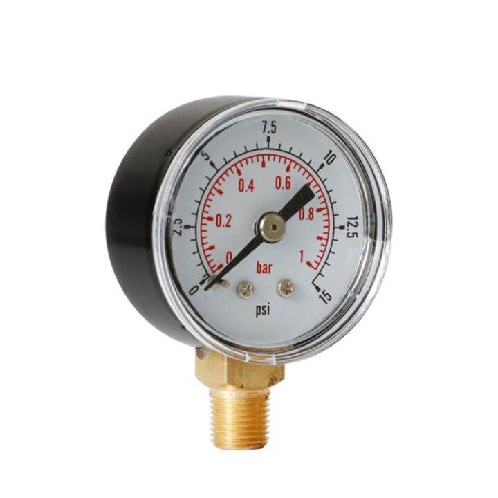 40mm-face-pressure-gauge-1-8-bspt-bottom-mount-153060-100160-200-300-bar-for-air-gas-liquid