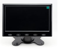 7-Inch TFT LCD Monitor Color TFT LCD 1024*600 DC 12V Monitor Video+AV Cable DVD VCR for Car Home Wall Display USB/SD/HDMI/VGA