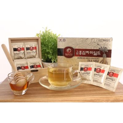 ชาโสมแดงเกาหลี100ซอง samsidae korea red ginseng tea mild 3gX100ea