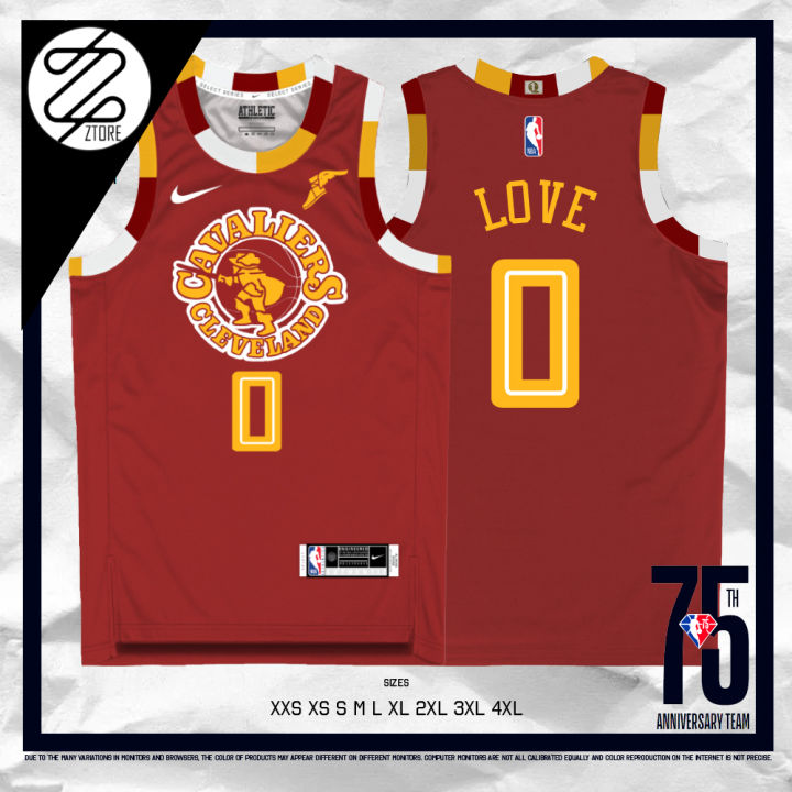 ZTORE 2022-23 City Edition NBA CLEVELAND CAVALIERS Kevin Love Sublimation  Premium Jersey