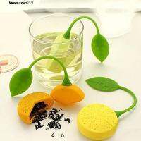 1 เครื่องดื่มซิลิโคนเครื่องชงกาแฟ Teapot เครื่องกรองชาสมุนไพร Filter Infuser ถุงมะนาว