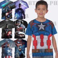 Captain America T-Shirts For Kids  Anime Boys Shirts