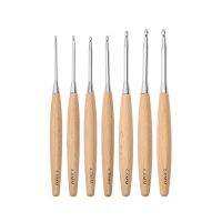 Wood Crochet Hooks, Ergonomic Handle Crochet Hooks Set