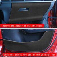 Car Leather Door Protector Pad Door Plank Anti-Kick Pad Anti-Dirty Pad Mat for -30 CX30 2022+ RHD