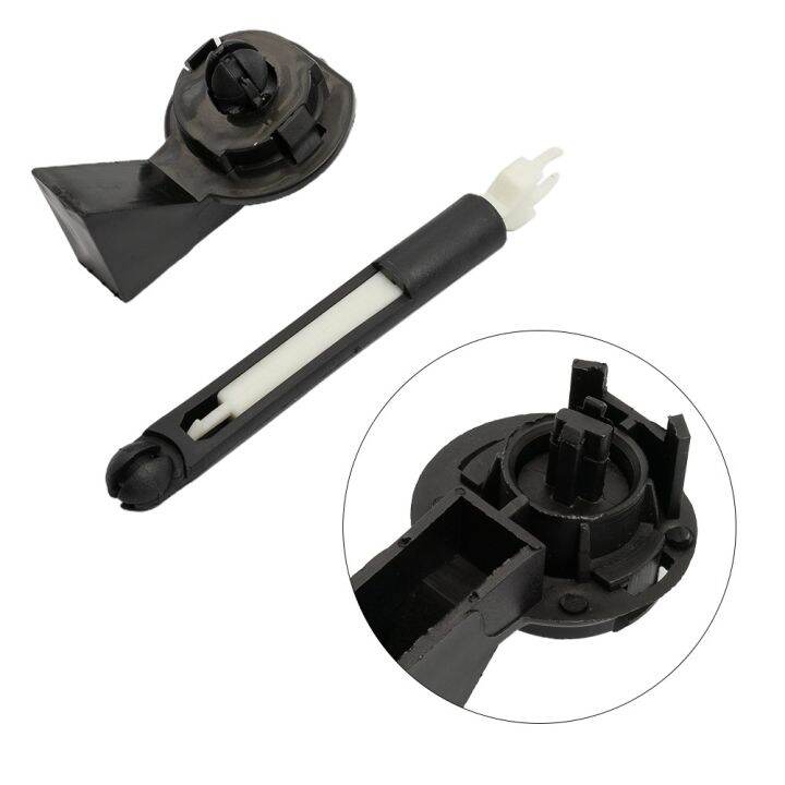 1Set Plastic Black White Car Hood Lock Repair Kit For Ford For