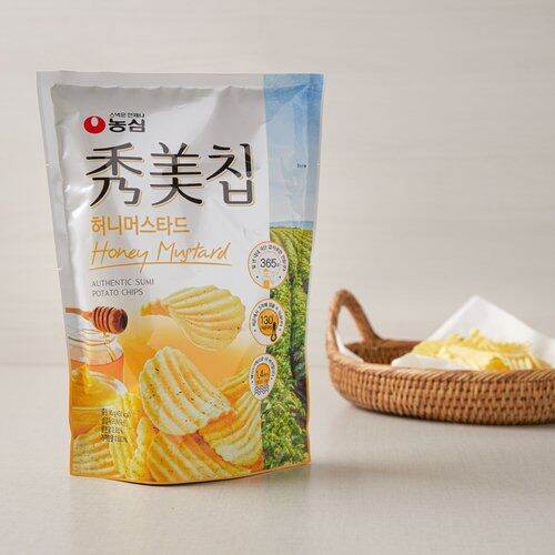 ขนมมันฝรั่งทอดกรอบ-sumi-chips-flavor-brand-nongshim-85-g-ขนมเกาหลี-เลย์เกาหลี