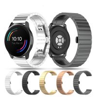 [SOSO 3C accessories] สายโลหะสำหรับ Samsung Galaxy Watch/huawei Watch 3 /Amazfit GTR สแตนเลสผีเสื้อหัวเข็มขัดหัวเว่ย GT2 22มิลลิเมตร20มิลลิเมตร