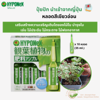 ปุ๋ยปัก (สีเขียวอ่อน) ปุ๋ยHyponex Ampoel (ไฮโพเนกซ์ แอมเพิล) ปุ๋ยนำเข้าจากญี่ปุ่น ปุ๋ยหลอด ปุ๋ยญี่ปุ่น ปุ๋ยปักกระถาง (10หลอด/1กล่อง)