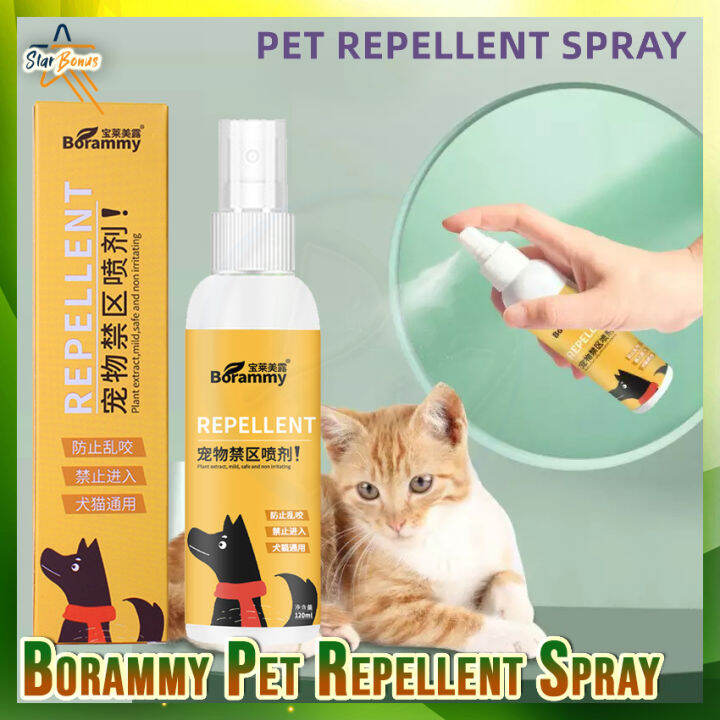 (VARIATION) Dorrikey Pet Repellent Spray 120ml KEEP OFF SPRAY / Borammy ...