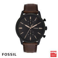 [ของแท้ รับประกันโดยเซ็นทรัลกรุ้ป]นาฬิกา Fossil FS5437 รุ่น 44MM TOWNSMAN ขนาดหน้าปัด 44MM สายLEATHER สีBROWN ระดับกันน้ำ 5 ATM[รับประกัน 2 ปี*]