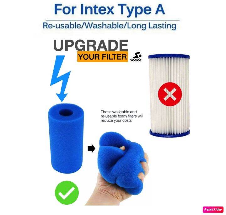 Intex High Quality Filter Foam Replacement for INTEX Cartridge Filter