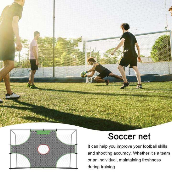 target-net-for-football-1-3-5-hole-detachable-soccer-goal-trainer-netting-football-training-equipment-for-throwing-accuracy-enhancing-for-garden-backyard-playground-liberal