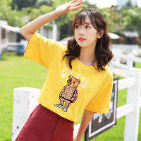 D330เสื้อยืดแขนสั้นพร้อมส่ง 8สี ลายการ์ตูน ขายดีตามเทรนต์ ลายน่ารัก สีสันสดใส่น่ารัก ใส่ได้ทั้งหญิงและชาย (S-3XL)