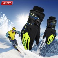 【LZ】♦✓  Luvas impermeáveis e à prova de vento para homens e mulheres luvas para motocicletas snowboard montanha esqui snowmobile neve inverno