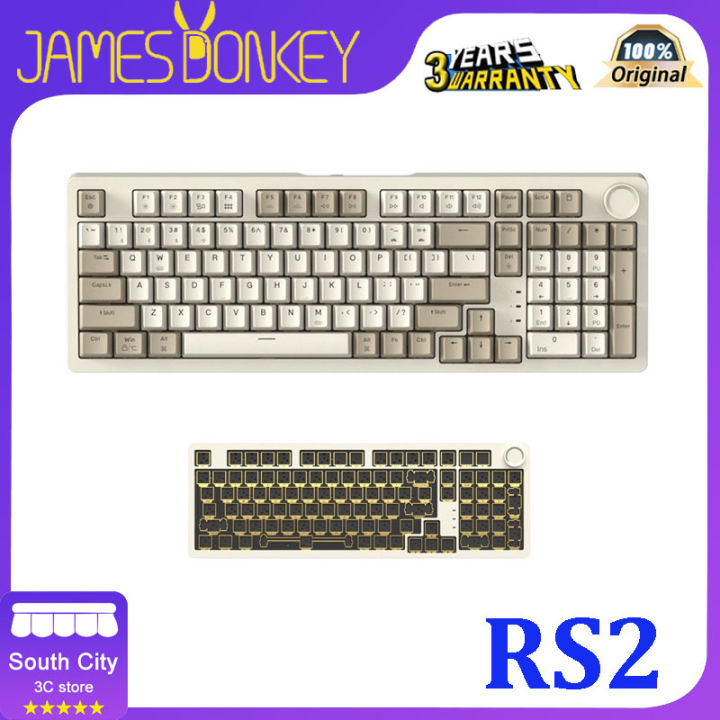 James Donkey RS2 mechanical keyboard three-mode Gasket structure ...