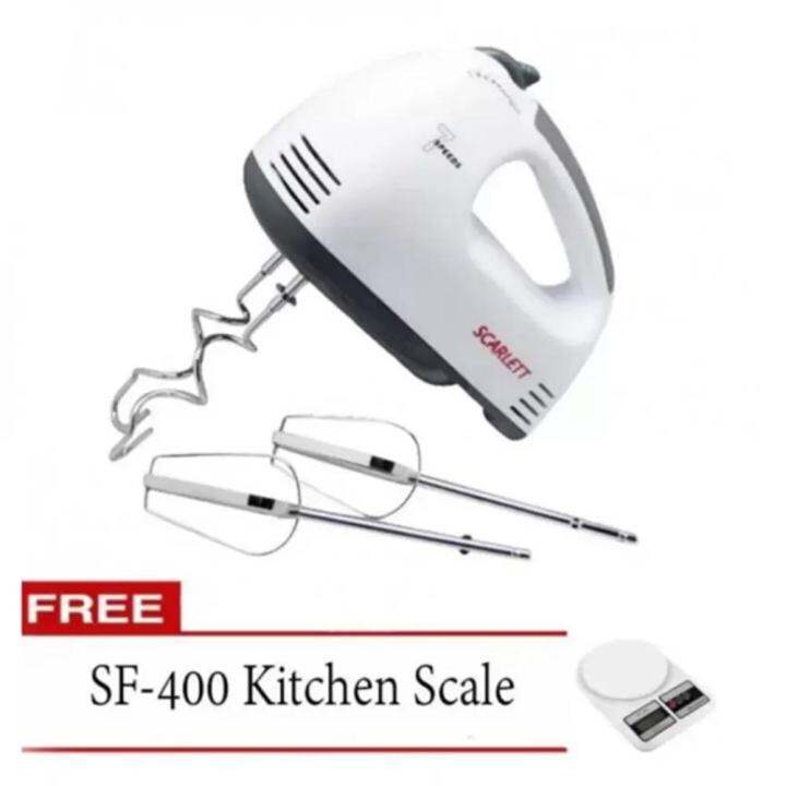 BVS Scarlett Multifunctional Mini Hand Mixer with Free 5kg Digital