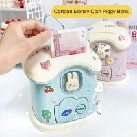 Creative Gift Rabbit Mushroom House Piggy bank ins Childrens piggy bank can be stored in large capacity storage boxes