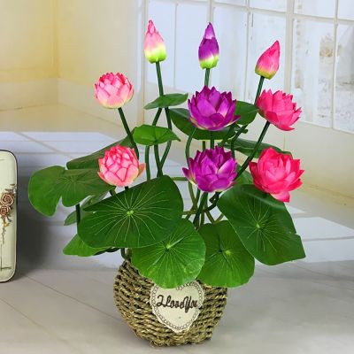 [AYIQ Flower Shop] ดอกบัวประดิษฐ์สัมผัสจริงพร้อมก้านดอกไม้เทียม PU ดอกลิลลี่สำหรับตกแต่งแจกันสำนักงานบ้านตกแต่งโต๊ะ