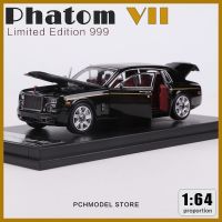 DCM 1/64 Phantom VII Diecast จำลองรถโลหะผสมโมเดลเครื่องประดับตกแต่ง