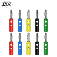 【CC】♨◙  10pcs 4mm Banana Plug  Pin Audio Electrical Screw 5 Colors Parts J.10015