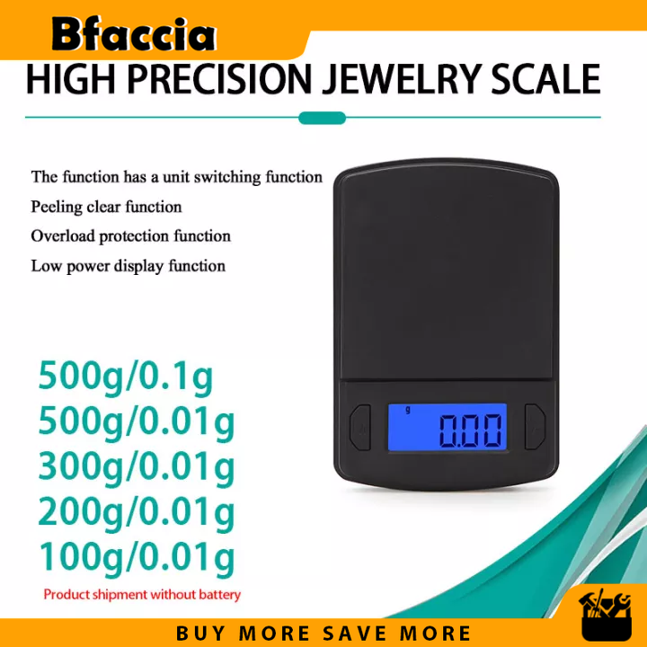 Electronic Digital Scale 0.1/0.01g Precision Scales Mini Jewelry