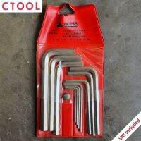 ชุดประแจหกเหลี่ยม 2-10mm 10ตัวชุด หกเหลี่ยมชุด Acesa ของแท้ - Authentic Hex Key Wrench Set - ซีทูล Ctool