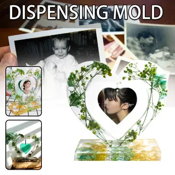 Resin Mold For Photo Frame,Heart Shape Silicone Epoxy Molds For Casting And  Home Decoration,DIY Crafts