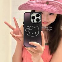 เคส RouJiang สำหรับ iPhone 15 14 13 12 11 Pro Max X Xr Xs Max 7 8 Plus SE 2020การ์ตูนอนิเมะลูกแมวและเคสโทรศัพท์ห้องสมุด