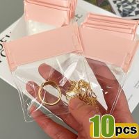 1/10pcs Transparent PVC Jewelry Pouches Bags Anti-Oxidation Storage Bag for Earring Necklace Rings Bracelet Display Packaging