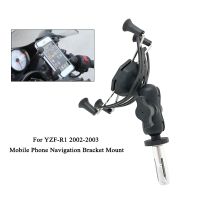 Motorcycle Accessories Navigation Frame Mobile Phone Mount Bracket Phone Holder For Yamaha R1 YZF-R1 YZFR1 YZF R1 2002-2003