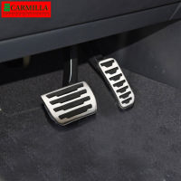 Carmilla Car Pedals for Range Rover Evoque Land Rover Discovery Sport for Jaguar E-Pace Footrest Gas Brake Pedal Cover Wall Stickers Decals