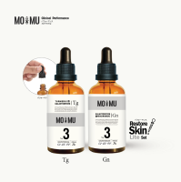 MO&amp;MU  RESTORE SKIN LITE SET No.3 เซรั่มสารอาหารผิวเซ็ตคู่ สำหรับผิว40+ โดยทีมดร.เภสัชกร พิเทร่า จาก MO&amp;MU