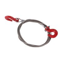 1/10 RC car Crawler Steel Tow Rope with Hooks for SCX10 Wraith Axial D90 Toy parts