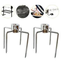 Stainless Steel BBQ Rotisserie Forks, BBQ Forks, Grilled Charcoal BBQ Chicken, Fork Meat Q9J0