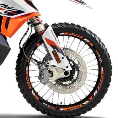 16PCS 12 "17" 18 "รถจักรยานยนต์ล้อยางสติกเกอร์สะท้อนแสงแถบ Decasl Motorbike Racing Hub เทป Universal สำหรับ KTM KAWASAKI Z650 Z750 SUZUKI GSX R GSX250R DUCATI VESPA 250SR